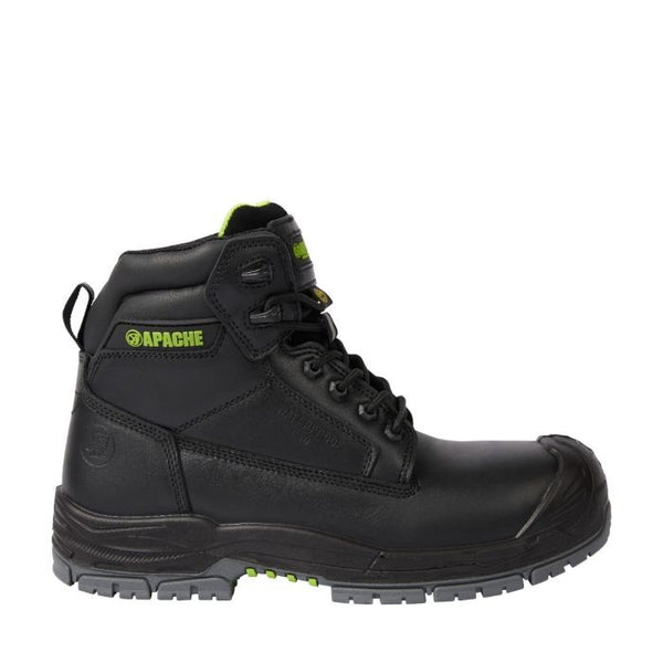Apache Mens Cranbrook Waterproof Breathable Work Boot-BLACK - Borderland Muff
