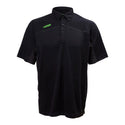 Apache Mens Langley Stretch Work Polo Short Sleeve-BLACK GREY - Borderland Muff