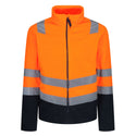 Regatta Pro Hi Vis 250 Anti-pull Full Zip Fleece-HIVIZ ORANVY - Borderland Muff
