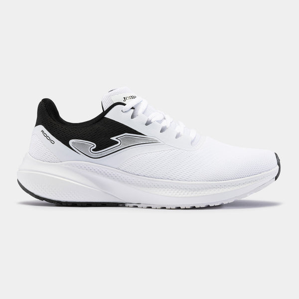 JOMA Rodio Mens Running Shoe 2402-WHITE BLACK - Borderland Muff