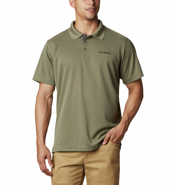 Columbia Utilizer Omni-Wick™ Short Sleeve Polo-STONE GREEN - Borderland Muff