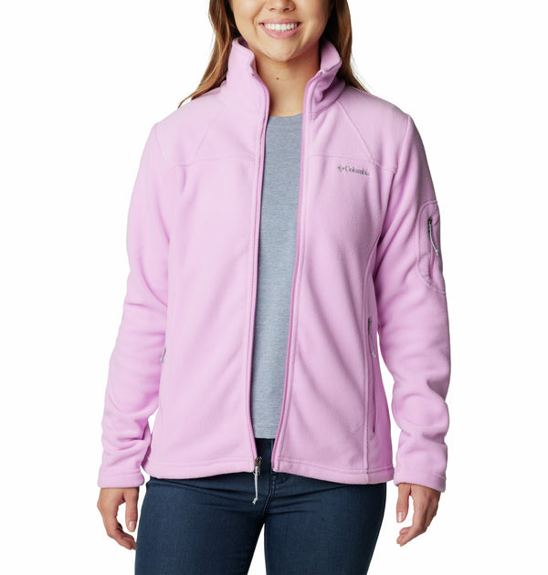 Columbia Ladies Fast Trek II regular Fit Full Zip Fleece-COSMIC - Borderland Muff