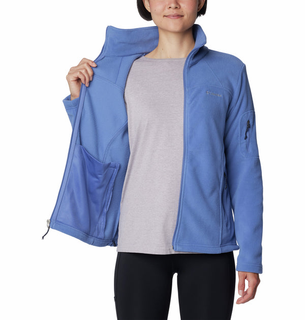 Columbia Ladies Fast Trek II regular Fit Full Zip Fleece-LAVENDER - Borderland Muff