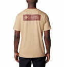 Columbia Mens North Cascade Comfort Stretch Logo Tee-YELLOW - Borderland Muff