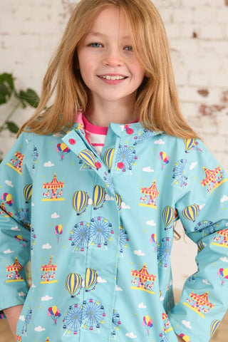 Lighthouse Kids Olivia Waterproof Breathable Jacket -BLUE - Borderland Muff