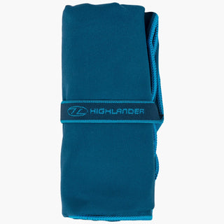 Highlander Compact Soft Microfibre Large Travel Towel With Stuffsack - Borderland Muff
