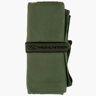 Highlander Compact Soft Microfibre Large Travel Towel With Stuffsack - Borderland Muff