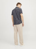 Jack & Jones Blasummer Print Short Sleeve Shirt-NIGHT SKY - Borderland Muff