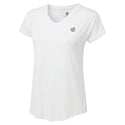Dare2b Ladies Lightweight Wicking Vigilant Tee-WHITE - Borderland Muff