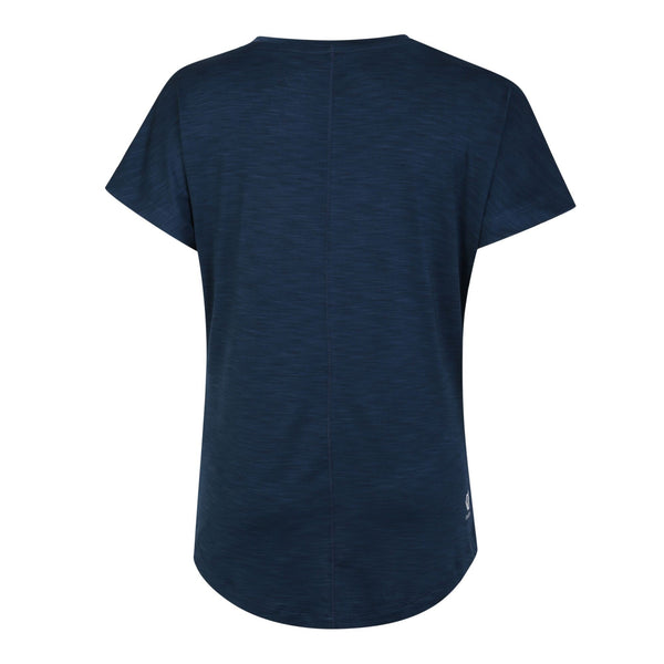 Dare2b Ladies Lightweight Wicking Vigilant Tee-DENIM BLUE - Borderland Muff