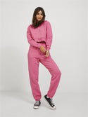 JJXX Abbie Long Sleeve Crop Full Zip Hooded Sweat-ROSE - Borderland Muff