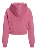 JJXX Abbie Long Sleeve Crop Full Zip Hooded Sweat-ROSE - Borderland Muff