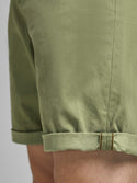 Jack & Jones Bowie Stretch Chino Style Shorts-LICHEN - Borderland Muff