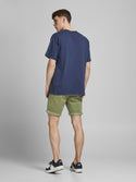 Jack & Jones Bowie Stretch Chino Style Shorts-LICHEN - Borderland Muff
