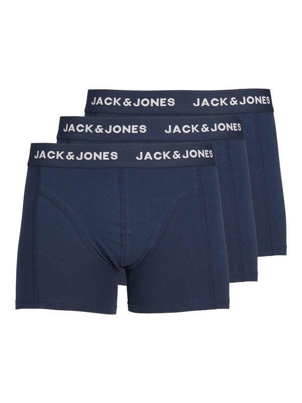 Jack & Jones JACANTHONY 3 Pack Trunks-BLUE - Borderland Muff
