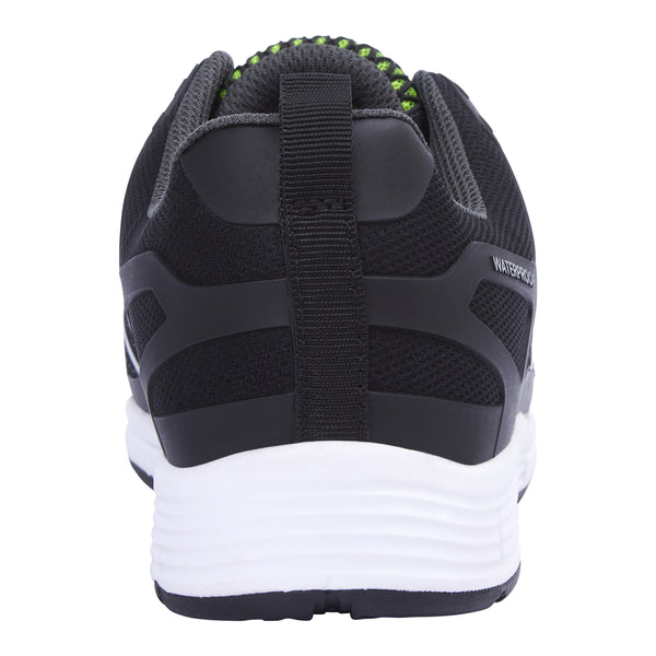 Apache Mens Motion Water Resistant Safety Work Shoe Trainer -BLACK - Borderland Muff