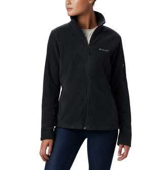 Columbia Ladies Fast Trek II regular Fit Full Zip Fleece-BLACK - Borderland Muff