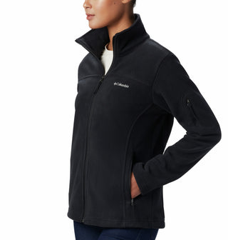 Columbia Ladies Fast Trek II regular Fit Full Zip Fleece-BLACK - Borderland Muff