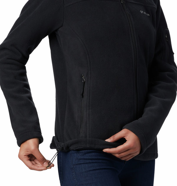 Columbia Ladies Fast Trek II regular Fit Full Zip Fleece-BLACK - Borderland Muff