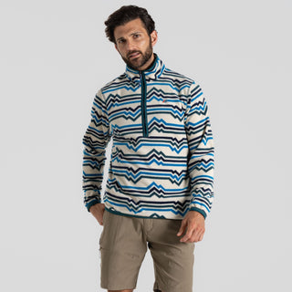 Craghoppers Mens Tully Overhead Half Zip Fleece-OCEAN DEEP