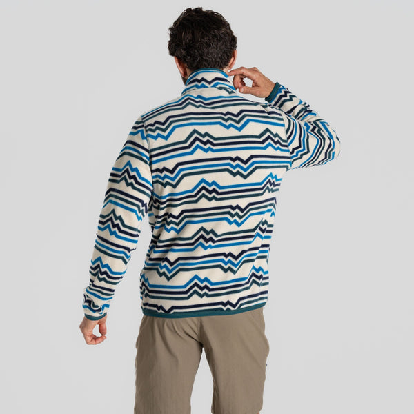 Craghoppers Mens Tully Overhead Half Zip Fleece-OCEAN DEEP - Borderland Muff
