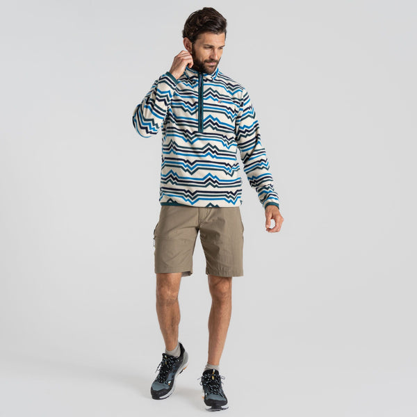 Craghoppers Mens Tully Overhead Half Zip Fleece-OCEAN DEEP - Borderland Muff