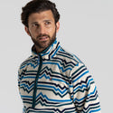 Craghoppers Mens Tully Overhead Half Zip Fleece-OCEAN DEEP - Borderland Muff