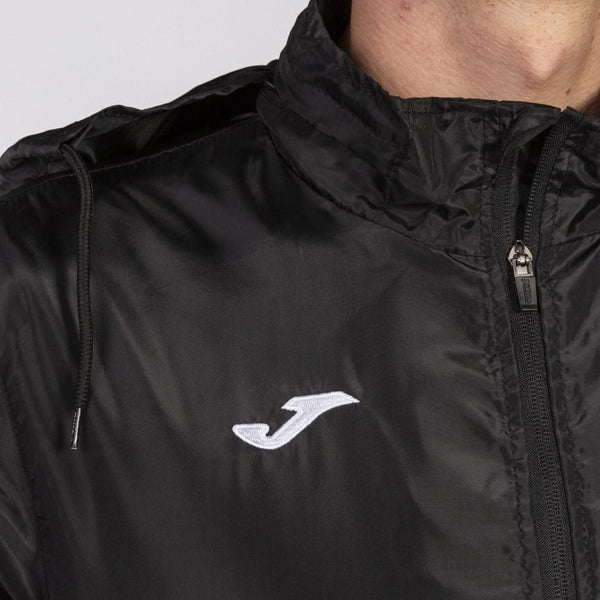 JOMA Iris Water Repellant Windbreaker Training Jacket-BLACK - Borderland Muff