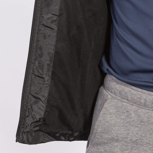 JOMA Iris Water Repellant Windbreaker Training Jacket-BLACK - Borderland Muff