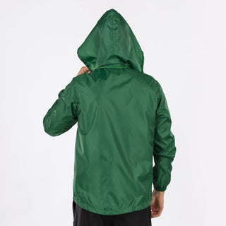JOMA Iris Water Repellant Windbreaker Training Jacket-GREEN - Borderland Muff