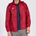 JOMA Iris Water Repellant Windbreaker Training Jacket-RED - Borderland Muff