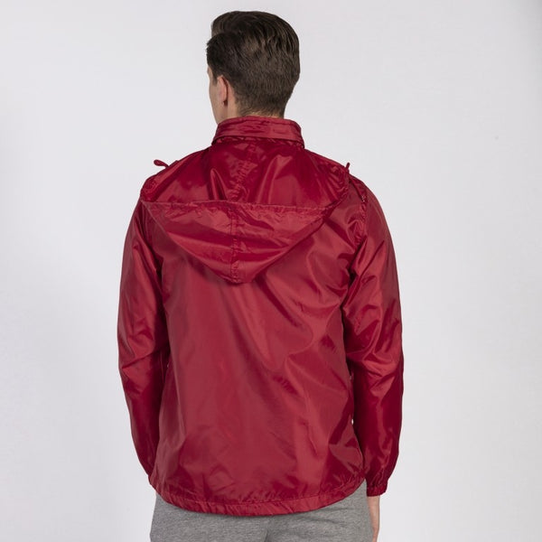 JOMA Iris Water Repellant Windbreaker Training Jacket-RED - Borderland Muff