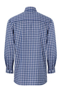 Champion Mens Ashbourne Long Sleeve Check Shirt-BLUE - Borderland Muff