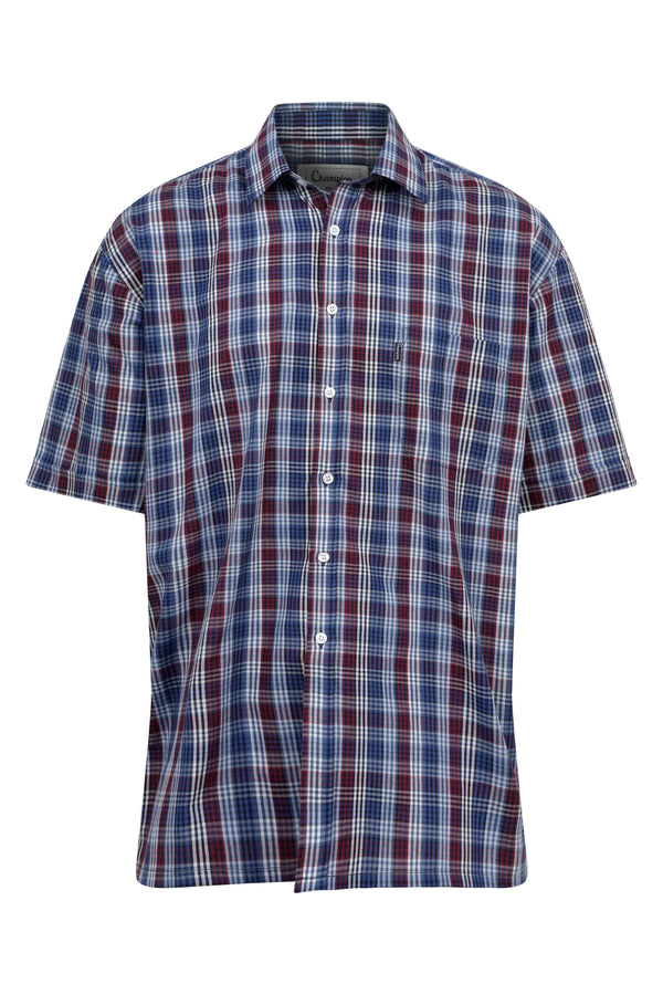Champion Whitby Short Sleeve Shirt -RED - Borderland Muff
