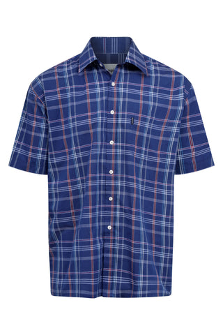 Champion Whitby Short Sleeve Shirt -BLUE - Borderland Muff