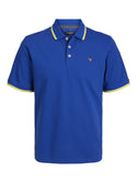 Jack & Jones Bluwin Regular Fit Short Sleeve Polo-SURF BLUE - Borderland Muff