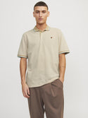 Jack & Jones Bluwin Regular Fit Short Sleeve Polo-GRASS GREEN - Borderland Muff
