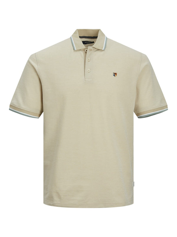 Jack & Jones Bluwin Regular Fit Short Sleeve Polo-GRASS GREEN - Borderland Muff