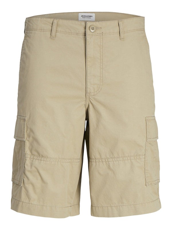 Jack & Jones Cole Relaxed Fit Cargo Shorts-CROCKERY - Borderland Muff