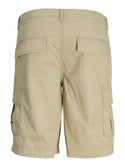 Jack & Jones Cole Relaxed Fit Cargo Shorts-CROCKERY - Borderland Muff