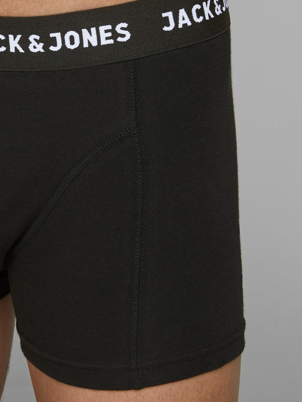 Jack & Jones JACANTHONY 3 Pack Trunks-BLACK BLACK - Borderland Muff