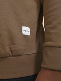 Jack & Jones Mens Plus Size Basic Hoody-BROWN - Borderland Muff