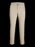 Jack & Jones Mens Marco Bowie Slim Fit Smart Casual Chino Trouser - Borderland Muff