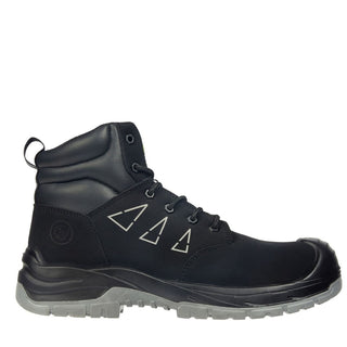 Apache Armstrong Water Resistant Non-metallic Wide Fit Safety Boot -BLACK - Borderland Muff