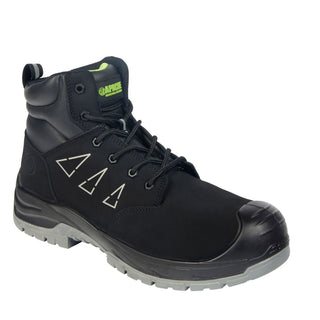 Apache Armstrong Water Resistant Non-metallic Wide Fit Safety Boot -BLACK - Borderland Muff