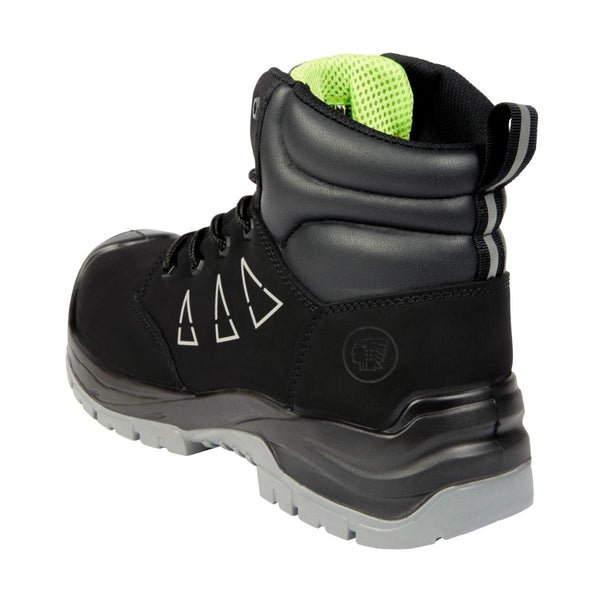 Apache Armstrong Water Resistant Non-metallic Wide Fit Safety Boot -BLACK - Borderland Muff