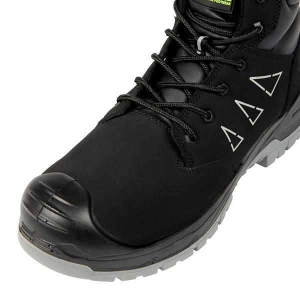 Apache Armstrong Water Resistant Non-metallic Wide Fit Safety Boot -BLACK - Borderland Muff