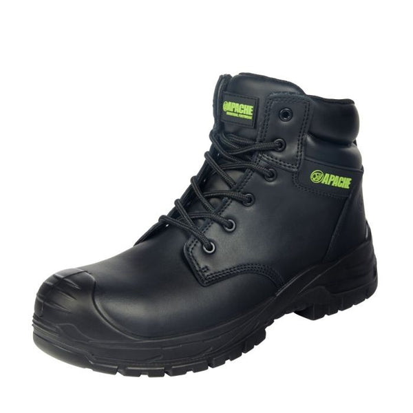 Apache Edmonton Non Metallic Safety Boot -BLACK - Borderland Muff