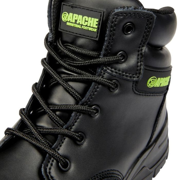 Apache Edmonton Non Metallic Safety Boot -BLACK - Borderland Muff