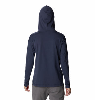 Columbia Ladies Sun Trek Wicking Sun Protection Hooded Pullover -NOCTURNAL - Borderland Muff